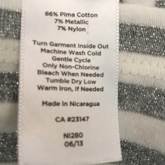 Talbots Metallic Sparkle Top - Picture 4 of 7